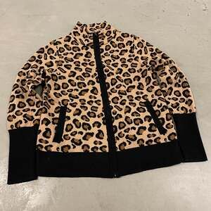 Y2K Rachel Zoe leopard print cardigan sweater